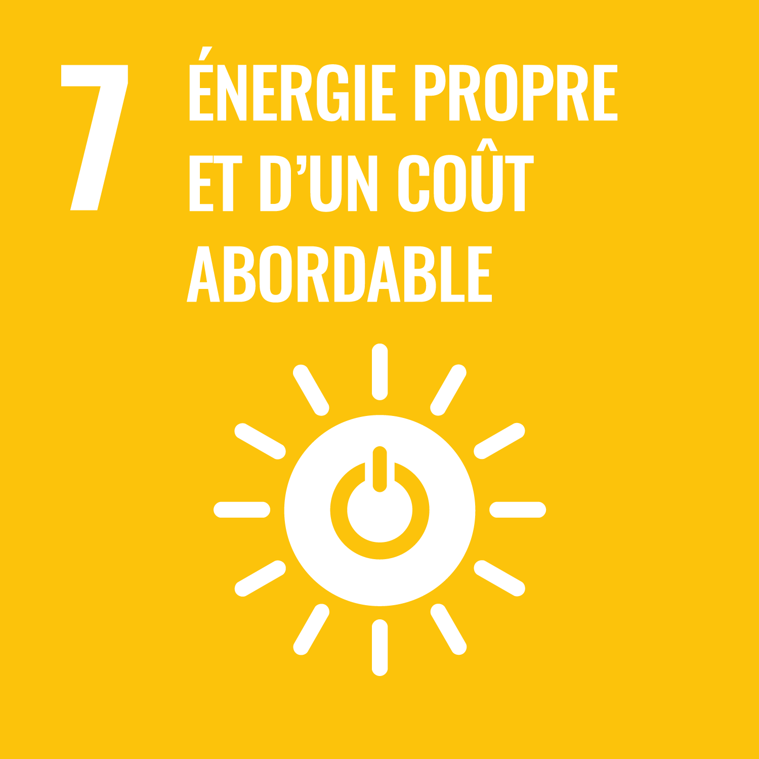 7. Énergie propre et d'un coût abordable